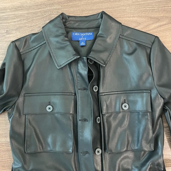 Black short sleeve pant jumpsuit. - Picture 2 of 2